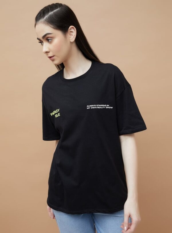 Typographic Back Print T-shirt - Image 2