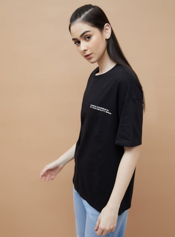 Typographic Back Print T-shirt - Image 3
