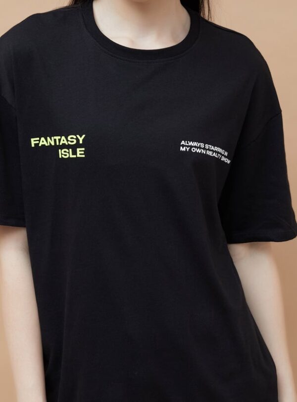 Typographic Back Print T-shirt - Image 4
