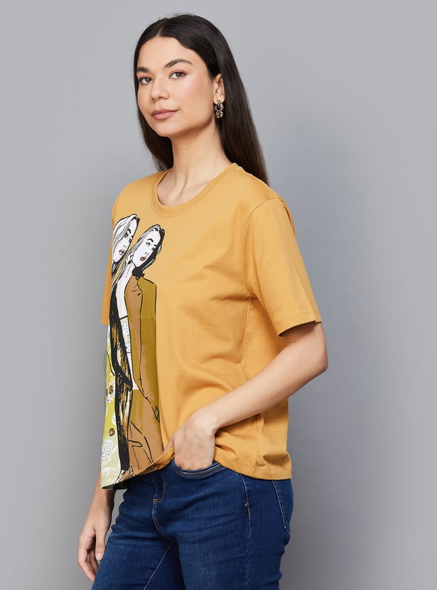 Graphic Print T-shirt - Image 3