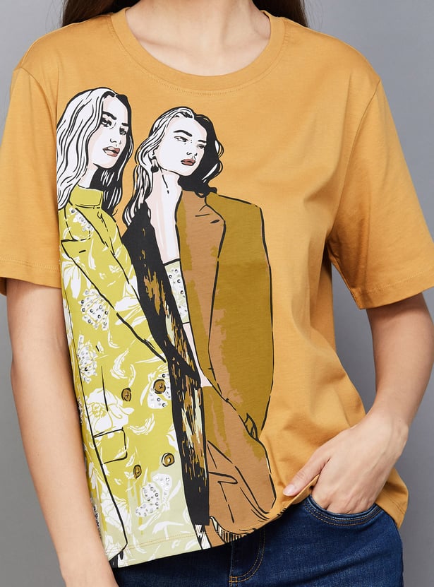 Graphic Print T-shirt - Image 4