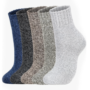 Winter Warm Wool Socks for Women (Pack of 5)