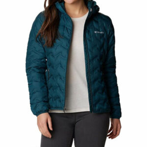 Women Omni-Heat Reflective Delta Ridge Hooded Hiking and Trekking Down Jacket
